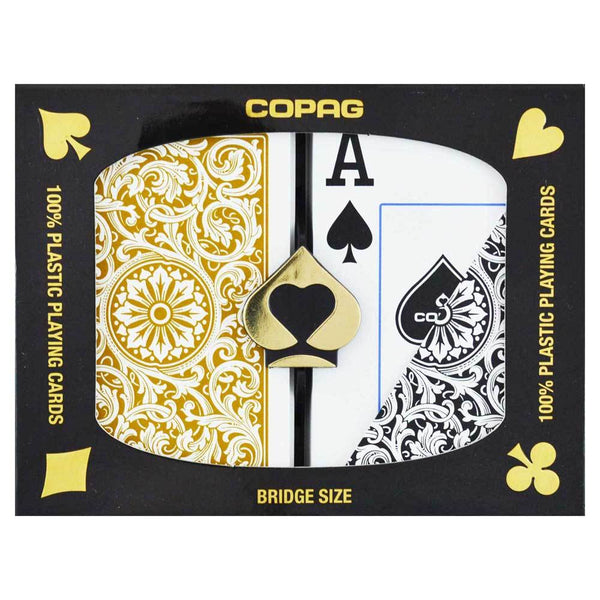 Playing Cards - Copag Cards Black Gold Bridge Size Jumbo Index