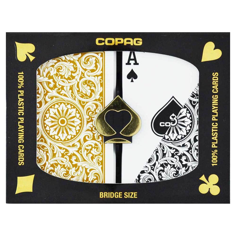 Playing Cards - Copag Cards Black Gold Bridge Size Standard Index