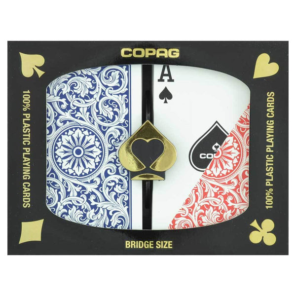 Playing Cards - Copag Cards Red Blue Bridge Size Standard Index