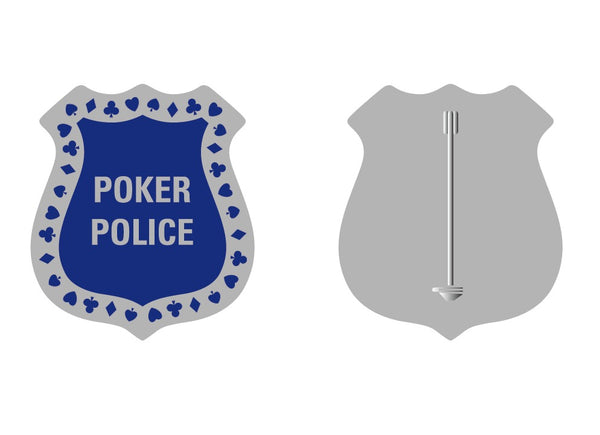 Poker Police Badge Card Guard