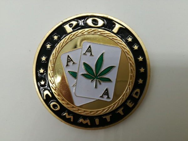 Pot Committed Pocket Aces Poker Card Guard