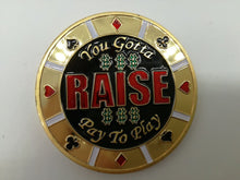 Raise To Play Poker Card Guard