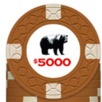Rounders KGB $5000 Poker Chip Card Guard