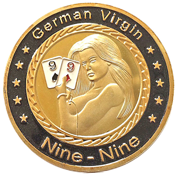 German Virgins Pocket Nines Poker Card Guard