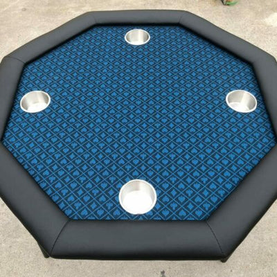 Blue Two-Tone Suited Speed Cloth 100% Polyester Poker Table Felt 120x60