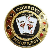 Pocket Kings Cowboys Poker Card Guard