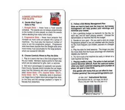 Slots Strategy Card - 6 Qty