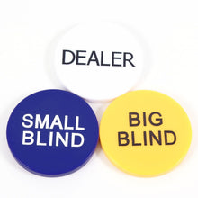 Supplies - Dealer Button, Small Blind & Big Blind Combo