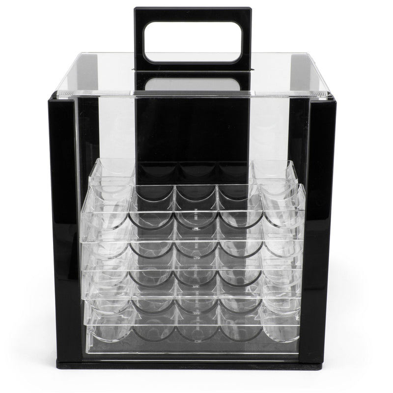 Supplies - Empty 1000 Ct Acrylic Carrier Case With 10 Racks