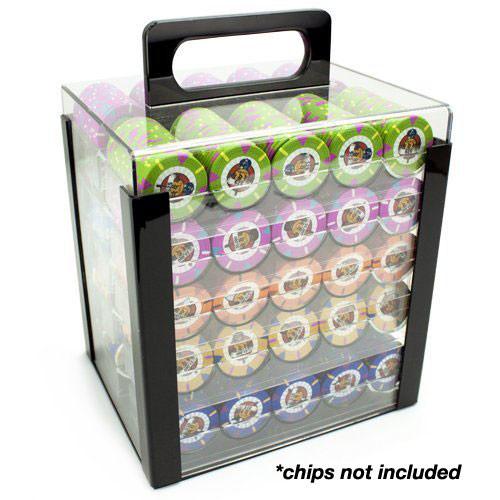 Supplies - Empty 1000 Ct Acrylic Carrier Case With 10 Racks