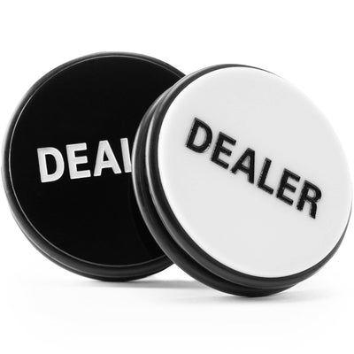 Supplies - Huge 2 Sided Poker Dealer Button