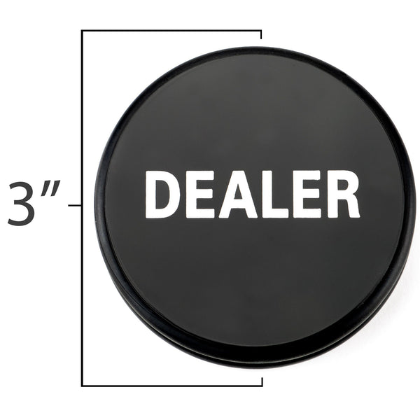 Supplies - Huge 2 Sided Poker Dealer Button