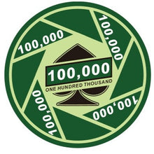 $100,000 Turbo Ceramic 10 Gram Poker Chips