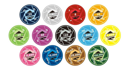 Sample Pack Turbo Ceramic 10 Gram Poker Chips