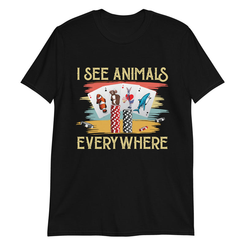 Poker Animals T-Shirt