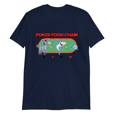 Poker Food Chain Short-Sleeve Unisex T-Shirt