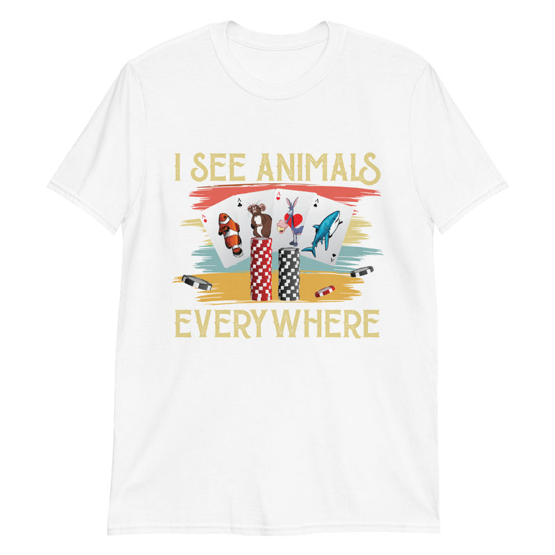 Poker Animals T-Shirt