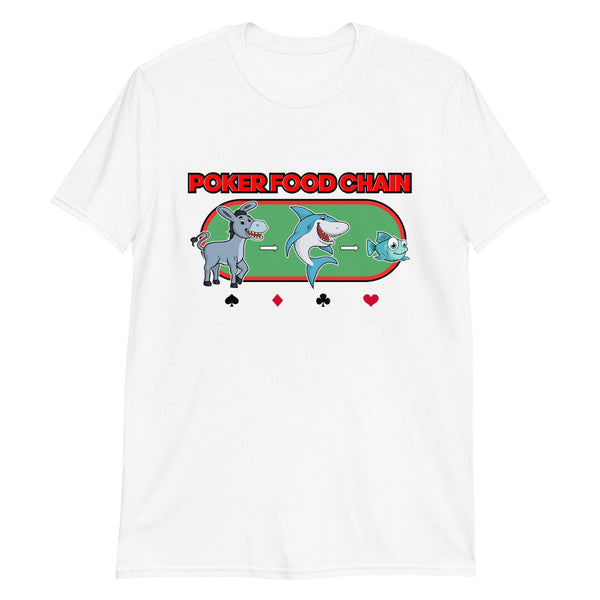 Poker Food Chain Short-Sleeve Unisex T-Shirt