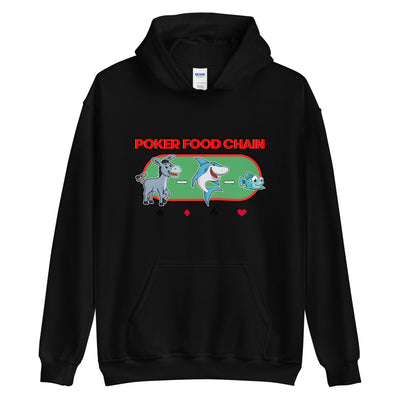 Poker Food Chain Unisex Hoodie