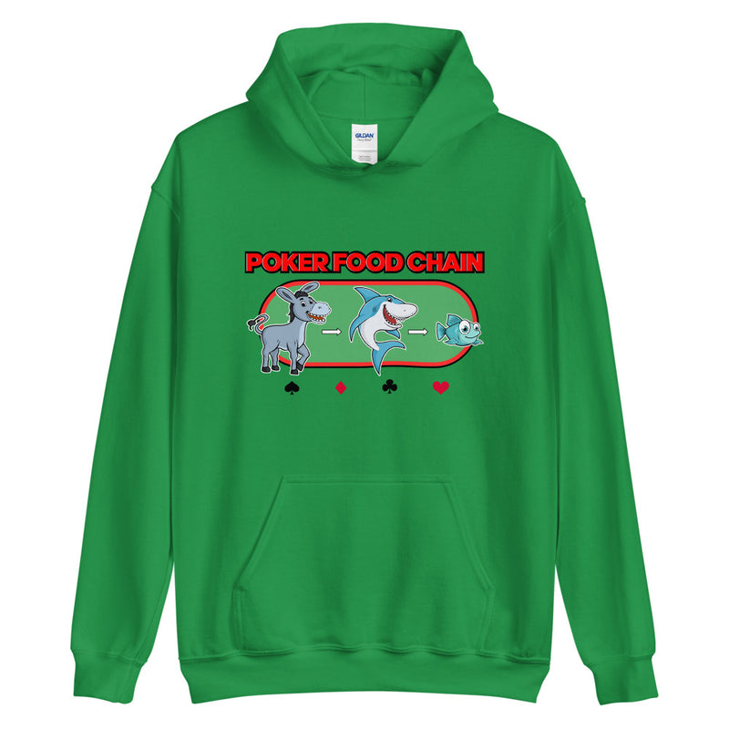 Poker Food Chain Unisex Hoodie