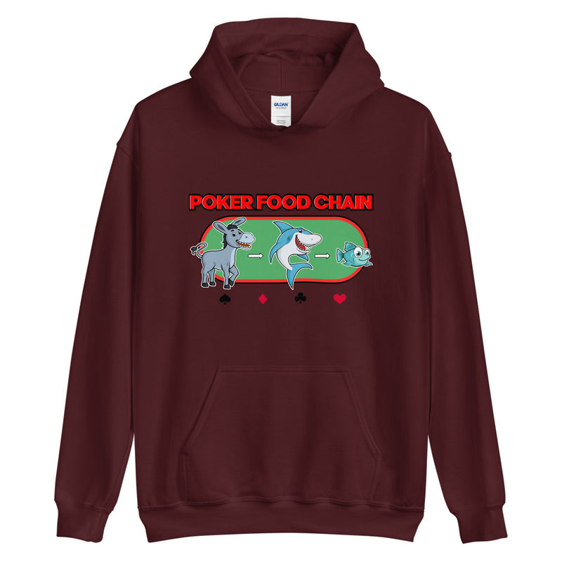 Poker Food Chain Unisex Hoodie