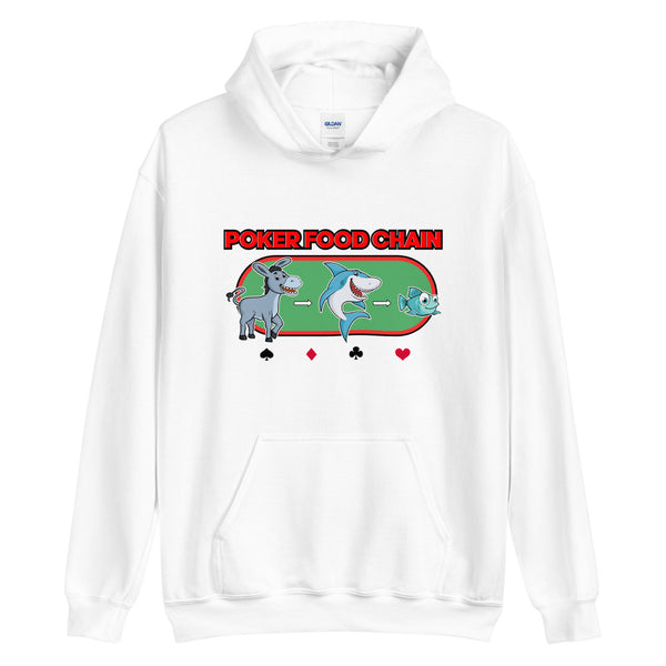 Poker Food Chain Unisex Hoodie