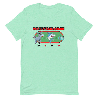 Poker Food Chain Unisex T-Shirt