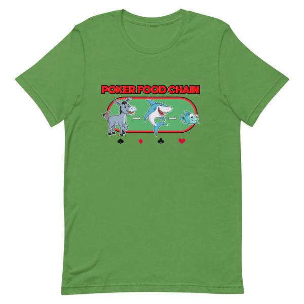 Poker Food Chain Unisex T-Shirt