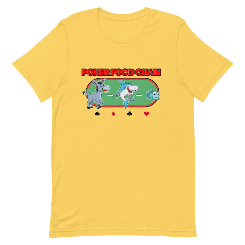 Poker Food Chain Unisex T-Shirt