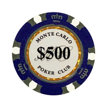 $500 Five Hundred Dollar Purple Monte Carlo Smooth 14 Gram Poker Chips